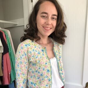 Silx Floral Cardigan, Size S